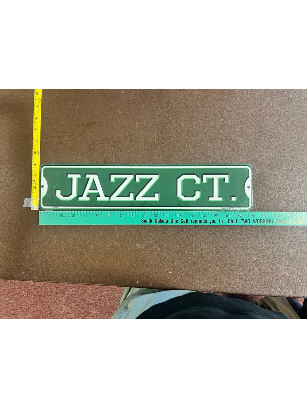Jazz Ct 4x18 Aluminum Metal Street Sign Unbranded Sports Fan Wall Decor